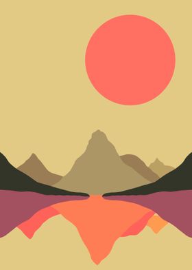 Minimalist landscape 