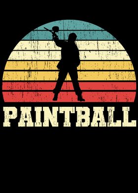 Retro Paintball Player