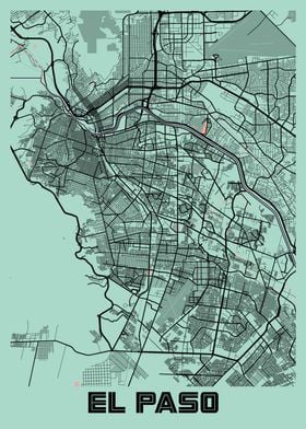 El Paso Peony City Map