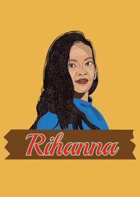 Rihanna Barbadian Portrait