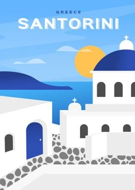 Minimalist Santorini