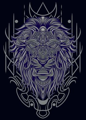 Lion Ornament 02