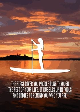 Paddle Board Wall Decor