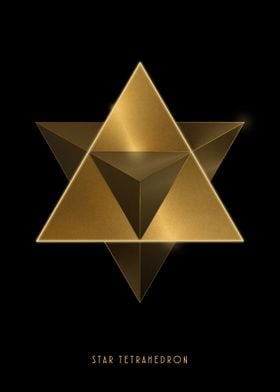 Gold Star Tetrahedron