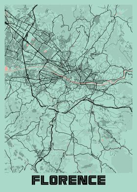 Florence Peony City Map