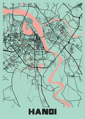 Hanoi Peony City Map