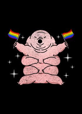 Tardigrade Gay Pride Flag