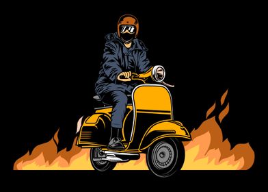 Scooter Bike Scoot Moped