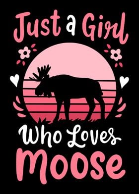 Moose Moose Lover Retro