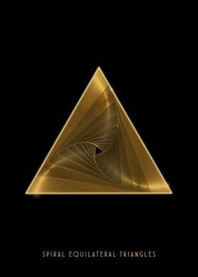 Gold Equilateral Triangles