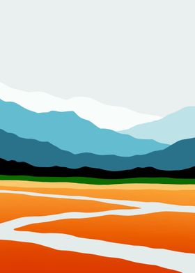 Minimalist landscape