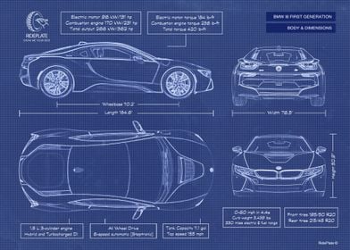 BMW i8 Blueprint