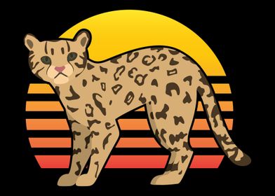 Ocelot Retro Sunset Ocelot