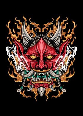 Oni Mask Japan Culture