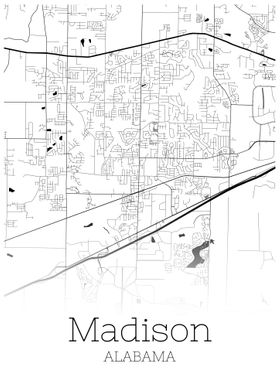 Madison Alabama city map