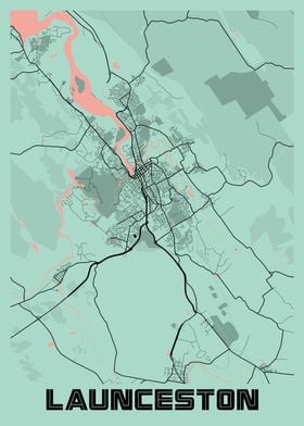 Launceston Peony City Map