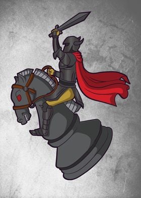 Chess Knight attack