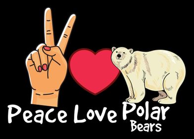 Peace Love Polar Bears Pol