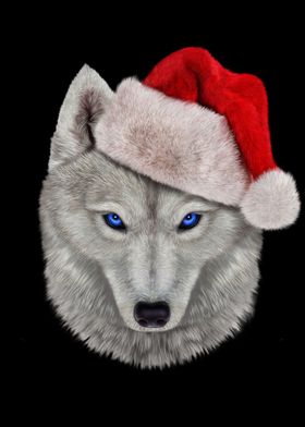 Santa Polar Wolf