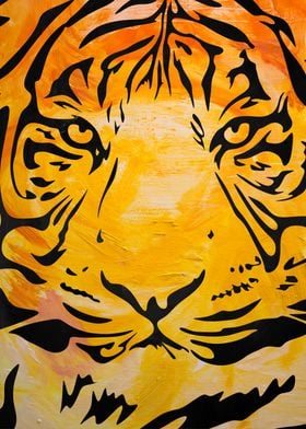 Yellow Tiger Paint