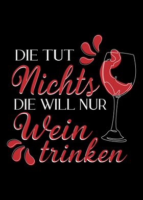 Perfekter Wein Spruch