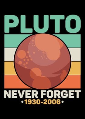 Pluto Never Forget Science