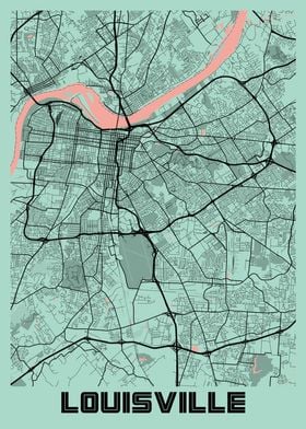 Louisville Peony City Map