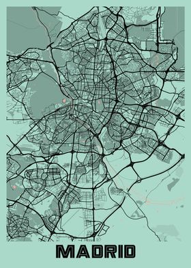 Madrid Peony City Map