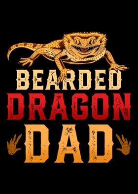 Bearded Dragon Dad Lizard 