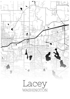 Lacey Washington city map