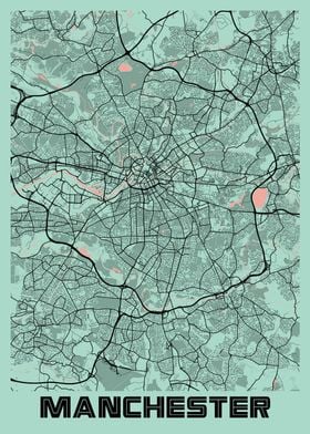 Manchester Peony City Map