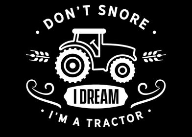 I dream Im a Tractor