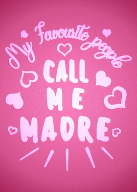 Madre vintage drawn quote
