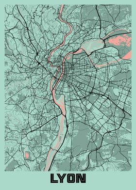 Lyon Peony City Map