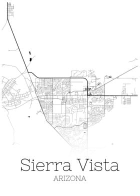 Sierra Vista Arizona map