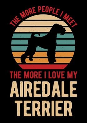 Funny Airedale Terrier