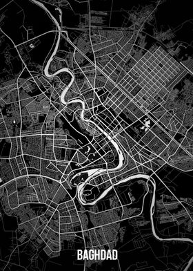 Baghdad dark map