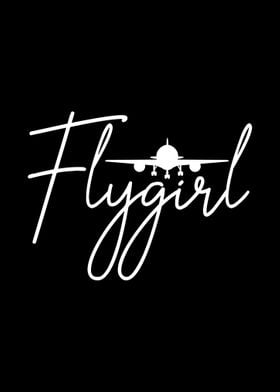 Pilot Girl Aircraft Flying