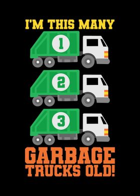 3rd Birthday Garbage Truck