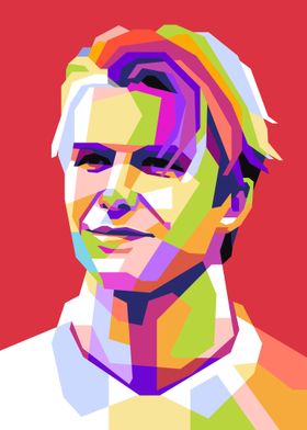 DAVID BECKHAM POP ART WPAP