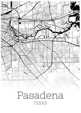 Pasadena Texas city map