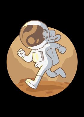 Running Astronaut