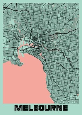 Melbourne Peony City Map