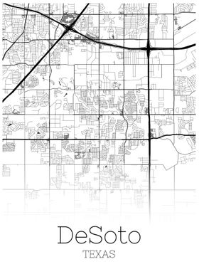 DeSoto Texas city map