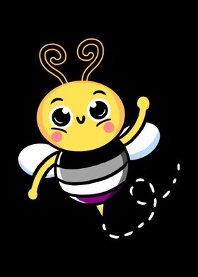 Asexual Pride Bee