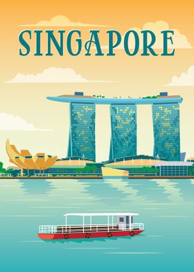 Singapore Poster Travel