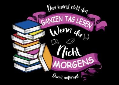 Witziger Leseratte Spruch