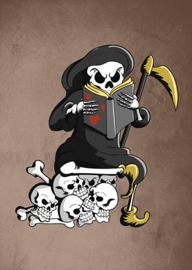 Grim reaper bookworm