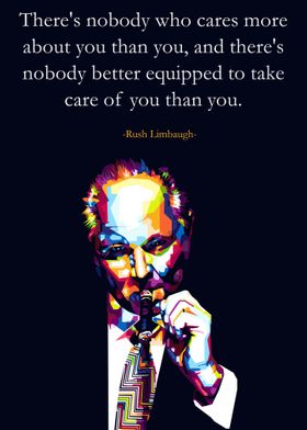 'Rush Limbaugh Quotes' Poster By MK STUDIO | Displate