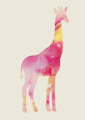 Colorful Giraffe 